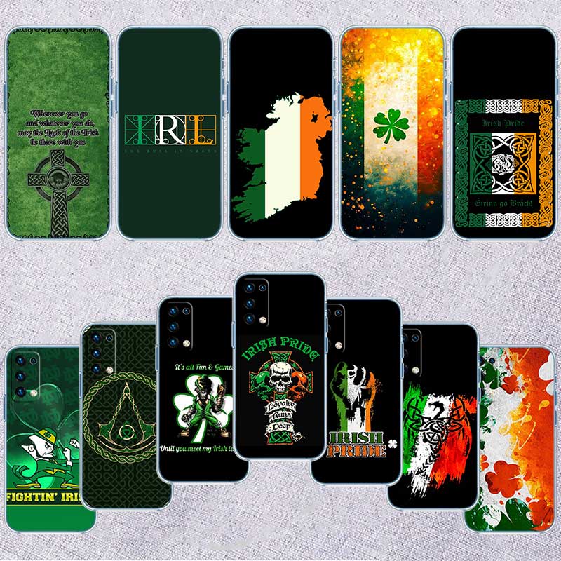 Phone Cases Ireland - HY13 Irlandia irlandzka flaga Przezroczyste etui